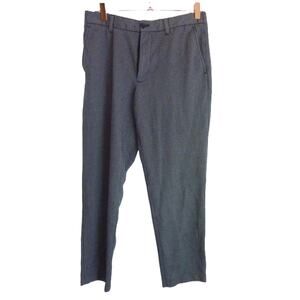 Zara Dark Navy and White Dotted Diamond Patterned Pants 30